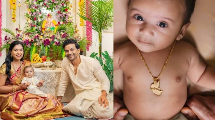 Daali Dhananjaya Reveals Sons Name Ereya on Ganesh Chaturthi